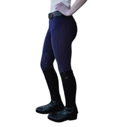 Vestrum Women's Lorient Knee Patch Breeches -Equestrian Supplies Shop Ves Lorient Bblue1