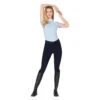 Vestrum Women's Ischia Knee Grip Breeches -Equestrian Supplies Shop Vestrum Ischia.Knee .Patch .Breeches Navy Front