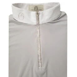Vestrum Women's Manarola Short Sleeve Show Shirt -Equestrian Supplies Shop Vestrum Manarola.SS .Show .Shirt Light.Grey