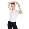 Vestrum Women's Manarola Short Sleeve Show Shirt 1 Vestrum Women's Manarola Short Sleeve Show Shirt -Equestrian Supplies Shop Vestrum Manarola.SS .Show .Shirt White Front