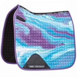 Weatherbeeta Prime Dressage Marble Saddle Pad -Equestrian Supplies Shop WBDressageSwirlPurple