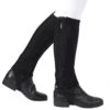 Weatherbeeta Dublin Suede Half Chaps II -Equestrian Supplies Shop WB Dublin.Suede .II .Half .Chaps Black