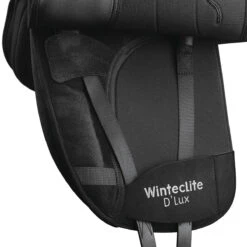 WintecLite Dressage D'Lux Saddle With HART -Equestrian Supplies Shop WL DressageDlux GirthingSystem Blk