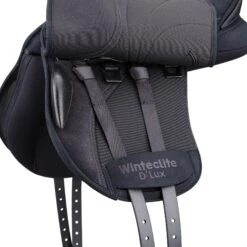 WintecLite Pony All Purpose D'Lux Saddle With HART -Equestrian Supplies Shop WL PonyAllPurpose Dlux girthingSystem Blk