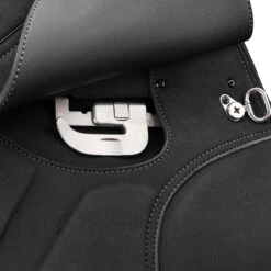 Wintec Isabell Dressage Saddle With HART -Equestrian Supplies Shop W Isabell AdjustableStirrupBar Blk