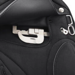 Wintec Pro Endurance Saddle With HART -Equestrian Supplies Shop W ProEndurance AdjustableStirrupBar Blk