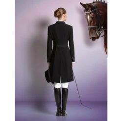 Equiline Women's Marilyn Dressage Tail Coat In X-Cool Evo -Equestrian Supplies Shop black10 18920.1583545753.1280.1280