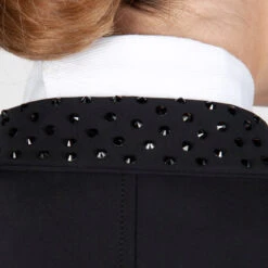 Equiline Women's Marilyn Dressage Tail Coat In X-Cool Evo -Equestrian Supplies Shop black4 09158.1583545754.1280.1280