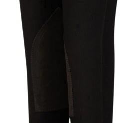TuffRider Children's Ribb Knee Patch Breeches -Equestrian Supplies Shop black5 86309.1588684594.1280.1280