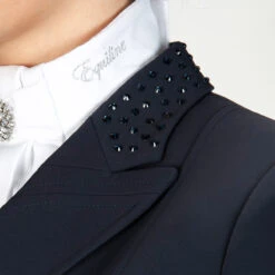 Equiline Women's Marilyn Dressage Tail Coat In X-Cool Evo -Equestrian Supplies Shop black9 32767.1583545753.1280.1280