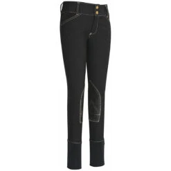Equine Couture Children's Sportif Natasha Knee Patch Breeches -Equestrian Supplies Shop black 16891.1588624776.1280.1280