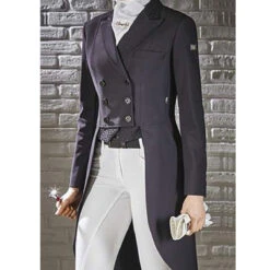Equiline Women's Marilyn Dressage Tail Coat In X-Cool Evo -Equestrian Supplies Shop black 91106.1583545753.1280.1280