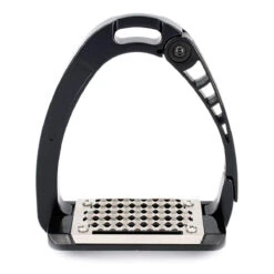 Acavallo Arena AluPro Stirrups -Equestrian Supplies Shop black front 35915.1587666988.1280.1280