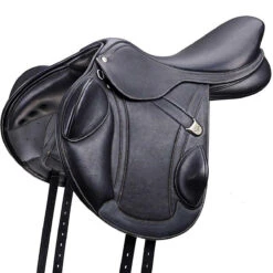 Bates Advanta Saddle With HART -Equestrian Supplies Shop black front 59519.1589998230.1280.1280