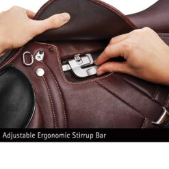 Bates Advanta Saddle With HART -Equestrian Supplies Shop brown4 44091.1589998231.1280.1280