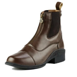 Ovation Quantum Ladies Zip Paddock Boot -Equestrian Supplies Shop brown front 79527.1588875908.1280.1280