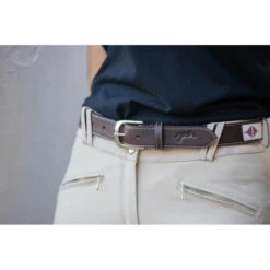Penelope Pearl Belt -Equestrian Supplies Shop ceinture pearl havane rose