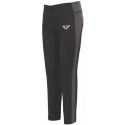 TuffRider Children's Ventilated Schooling Tights 24 TuffRider Children's Ventilated Schooling Tights -Equestrian Supplies Shop charcoal black 22501.1583525672.1280.1280
