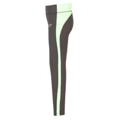 TuffRider Children's Ventilated Schooling Tights 34 TuffRider Children's Ventilated Schooling Tights -Equestrian Supplies Shop charcoal neon GREEN3 75805.1583525667.1280.1280