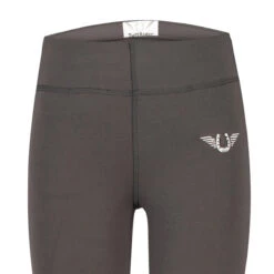 TuffRider Children's Ventilated Schooling Tights 39 TuffRider Children's Ventilated Schooling Tights -Equestrian Supplies Shop charcoal neonpeach5 33446.1583525667.1280.1280