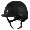 Charles Owen Ayr8 Plus Leather Look Helmet 1 Charles Owen Ayr8 Plus Leather Look Helmet -Equestrian Supplies Shop charles.owen ayer8plus.lthr .look blk front