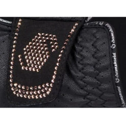 Samshield V Skin Swarovski Gloves- Rose Gold Crystals -Equestrian Supplies Shop gloveblack2 39558.1586355543.1280.1280