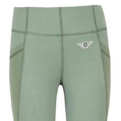 TuffRider Children's Minerva EquiCool Tights -Equestrian Supplies Shop green2 33553.1587157085.1280.1280
