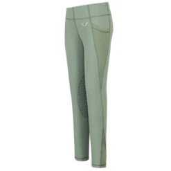 TuffRider Children's Minerva EquiCool Tights -Equestrian Supplies Shop green 06067.1587157085.1280.1280