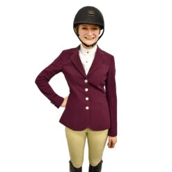 Equiline GwentyG Women's Show Coat -Equestrian Supplies Shop gwentyg plum 3