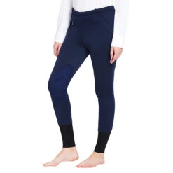 TuffRider Ladies Unifleece Pull-On Winter Breeches 27 TuffRider Ladies Unifleece Pull-On Winter Breeches -Equestrian Supplies Shop navy 49436.1588623838.1280.1280