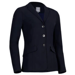 Samshield Women's Alix Show Jacket -Equestrian Supplies Shop navy front 18650.1590696556.1280.1280