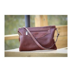 Penelope Emma Handbag -Equestrian Supplies Shop pochette penelope crantee havane 1