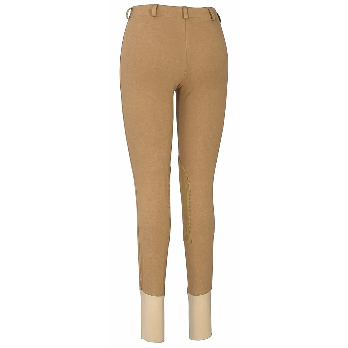 TuffRider Ladies Cotton Lowrise Pull-On Knee Patch Breeches 8 TuffRider Ladies Cotton Lowrise Pull-On Knee Patch Breeches - Image 6