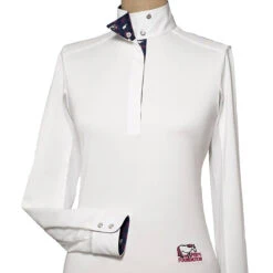 Essex Classics Ladies “Peeps” Talent Yarn Straight Collar Show Shirt