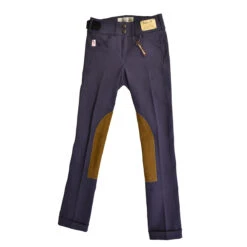 Tailored Sportsman Child's Front Zip Trophy Hunter Jodhpurs -Equestrian Supplies Shop ts3969 girls trophy.hunt jod fz purp.heart tan 2
