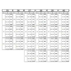 Tucci Sofia Tall Boots -Equestrian Supplies Shop tuccisofiasizechart2