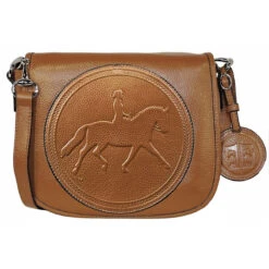 Tucker Tweed Equestrian Camden Crossbody Shoulder Bag -Equestrian Supplies Shop tucker tweed the camden crossbody dressage leather handbags chestnut dressage