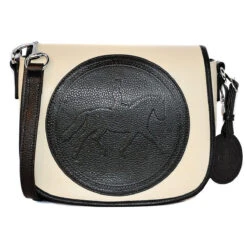 Tucker Tweed Equestrian Camden Crossbody Shoulder Bag -Equestrian Supplies Shop tucker tweed the camden crossbody dressage leather handbags ivory black dressage