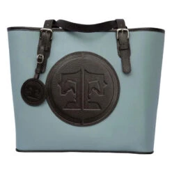 Tucker Tweed Equestrian James River Carry All Bag -Equestrian Supplies Shop tucker tweed the james river carry all signature leather handbags sky dark chocolate