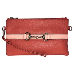 Tucker Tweed Equestrian Wellington Wristlet -Equestrian Supplies Shop tucker tweed the wellington wristlet leather handbags living coral peach 55bec843 67ee 4055 861f e1e27b199c91