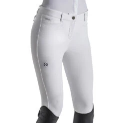 EGO 7 Women's Jumping EJ Knee Patch Breech -Equestrian Supplies Shop white2 22976.1583407106.1280.1280
