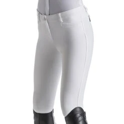 EGO 7 Women's Jumping EJ Knee Patch Breech -Equestrian Supplies Shop white 07637.1583260464.1280.1280