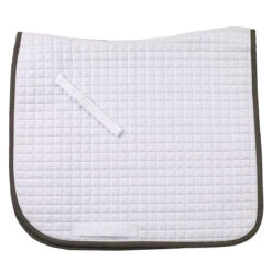Ovation Pro Square Quilt Dressage Pad 10 Ovation Pro Square Quilt Dressage Pad -Equestrian Supplies Shop white charcoal 64514.1590172772.1280.1280